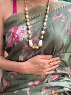 Deep Green Soft Tussar Silk Saree